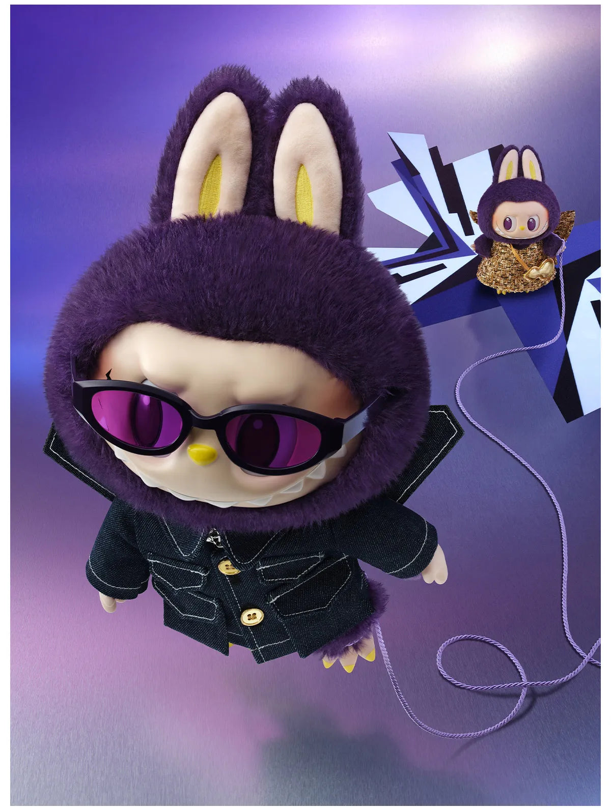 LABUBU × PRONOUNCE WINGS OF FORTUNE Pop Mart Authentic Vinyl Plush Hanging Card