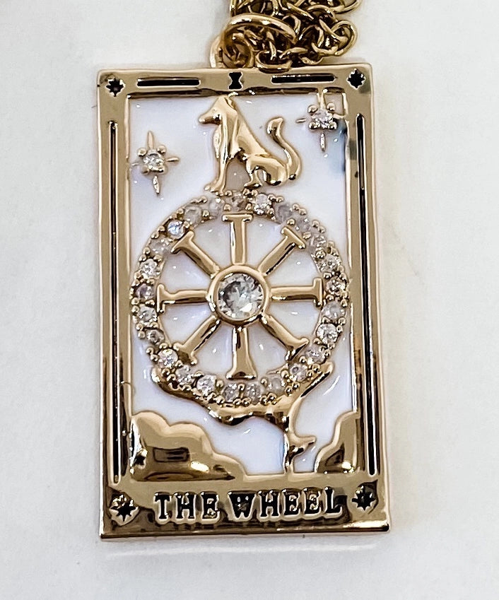 Tarot Card Necklace 18K Plated Tarnish Proof Waterproof Hypoallergenic Stainless Steel