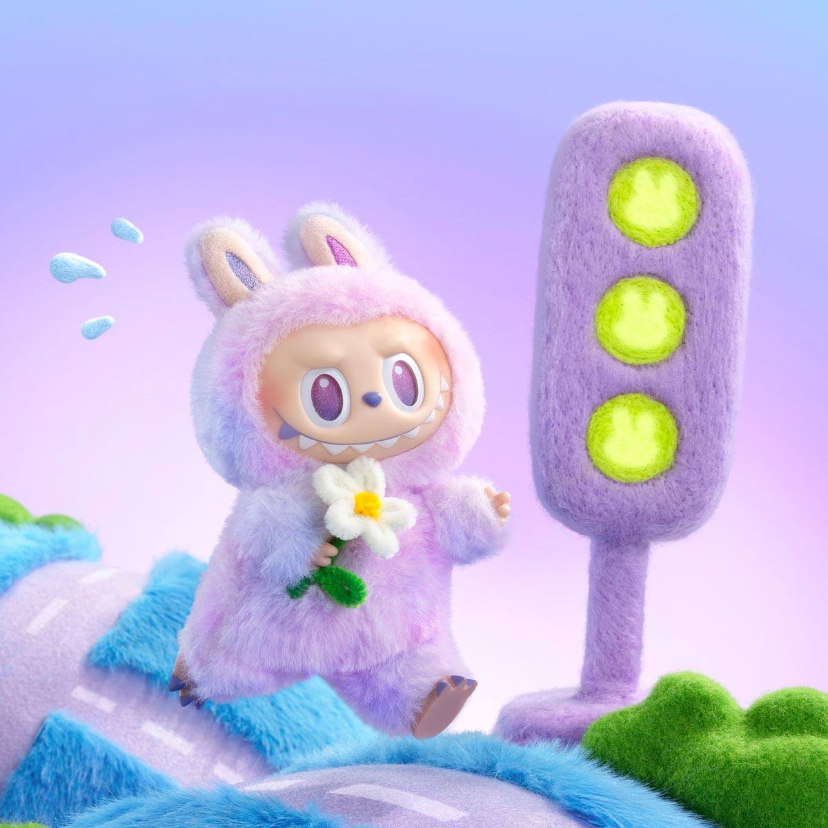 Labubu Big Into Energy Series THE MONSTERS Pop Mart Vinyl Plush Pendant Blind Box Authentic