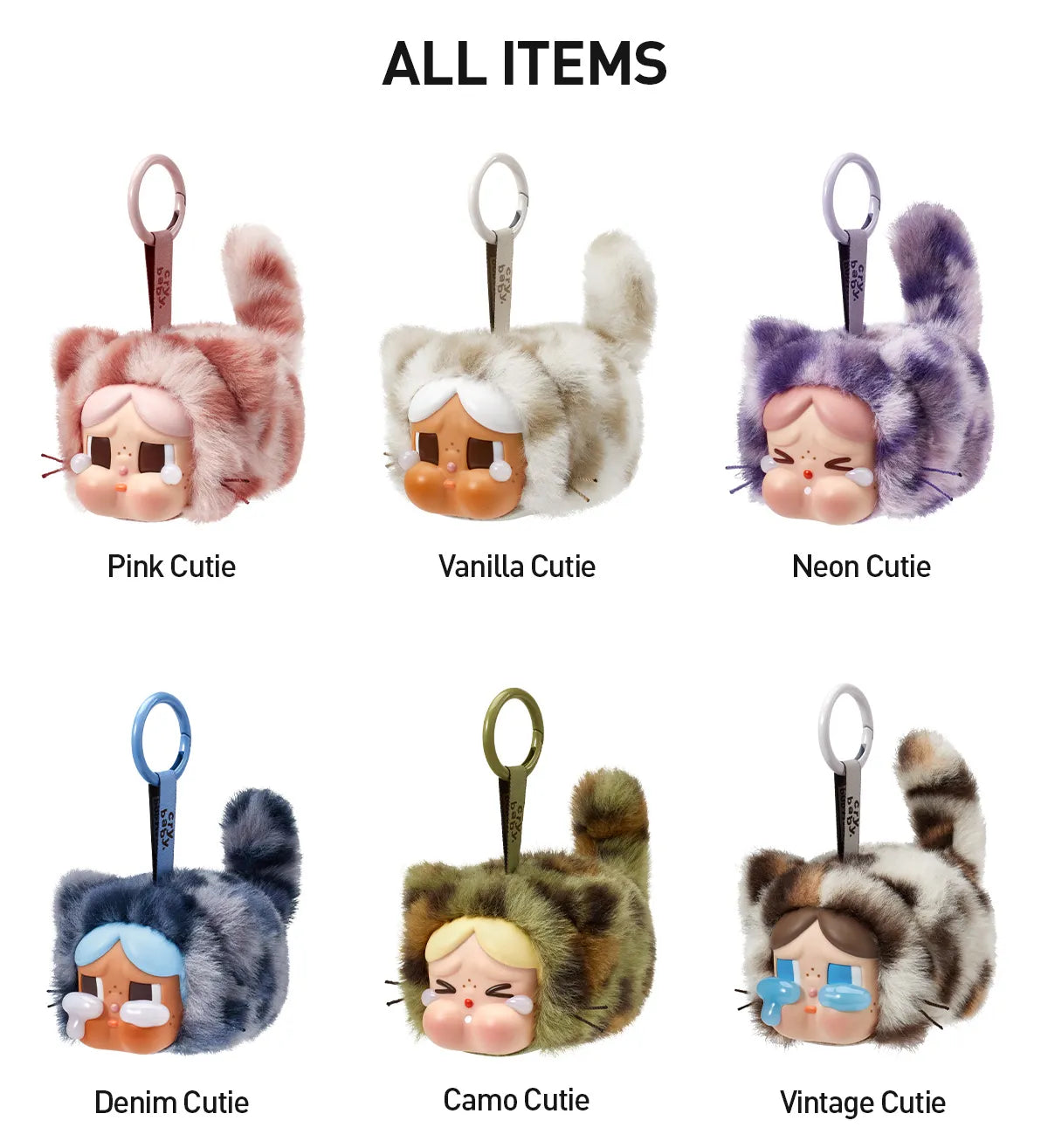 CRYBABY Wild but Cutie Series Authentic Pop Mart Vinyl Plush Pendant Blind Box