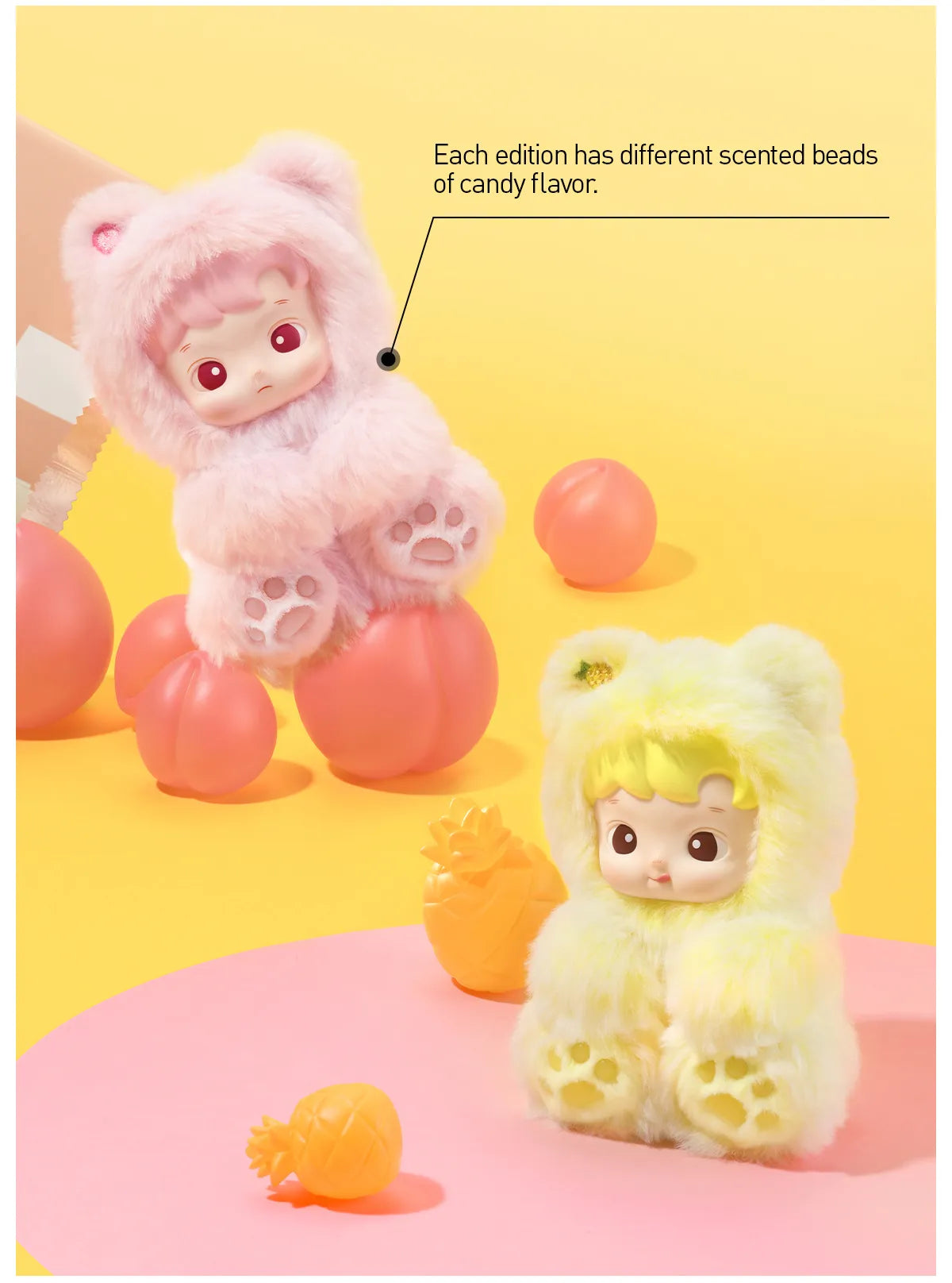 HACIPUPU Gummy Bear Vinyl Plush Pendant Blind Box