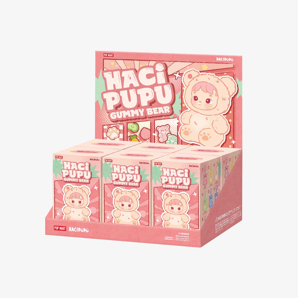 HACIPUPU Gummy Bear Vinyl Plush Pendant Blind Box