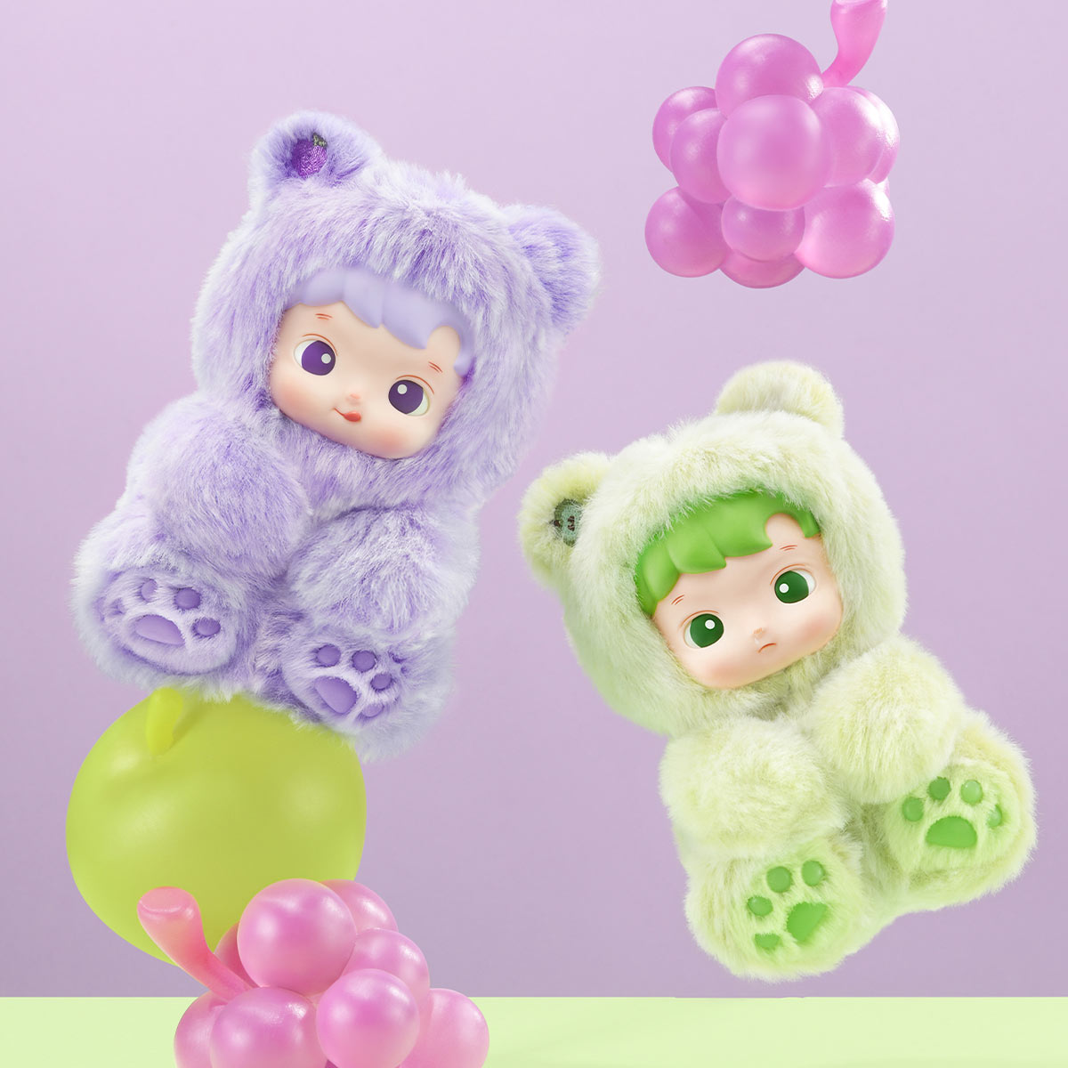 HACIPUPU Gummy Bear Vinyl Plush Pendant Blind Box