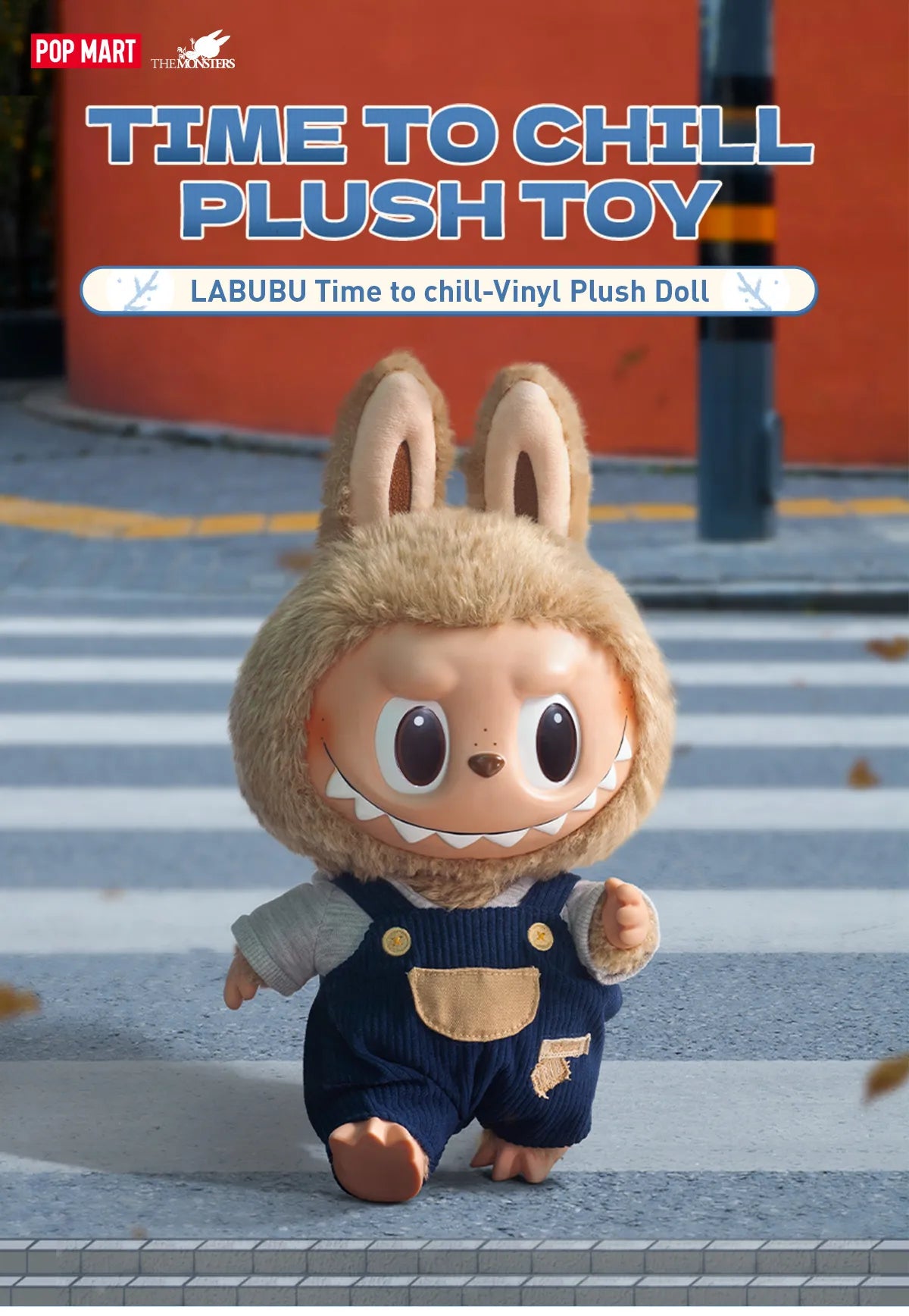 LABUBU Time to chill Zimomo Authentic Pop Mart Vinyl Plush Doll