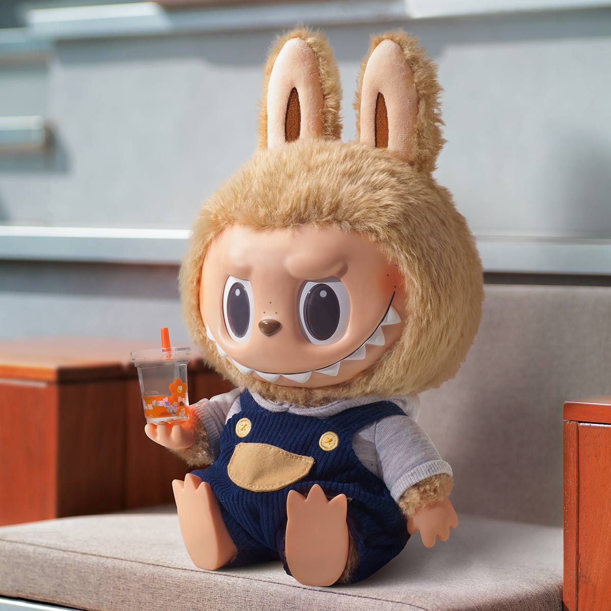 LABUBU Time to chill Zimomo Authentic Pop Mart Vinyl Plush Doll
