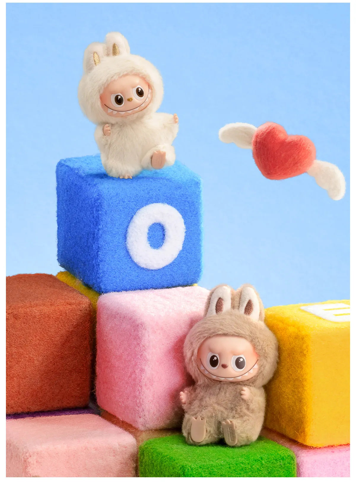Labubu Pin for Love Series THE MONSTERS Vinyl Plush Pendant Blind Box (A-M)