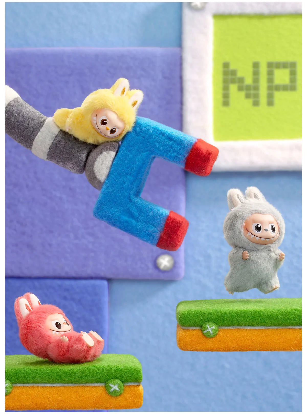 Labubu Pin for Love Series THE MONSTERS Vinyl Plush Pendant Blind Box (A-M)