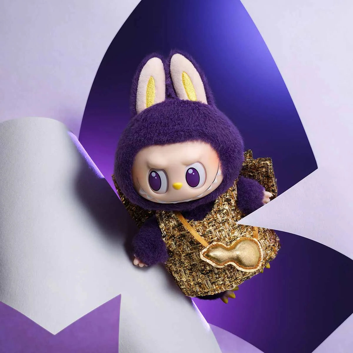 LABUBU × PRONOUNCE WINGS OF FORTUNE Pop Mart Authentic Vinyl Plush Hanging Card