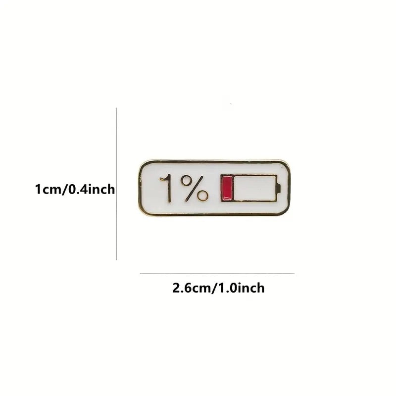 Low Juice enamel pin