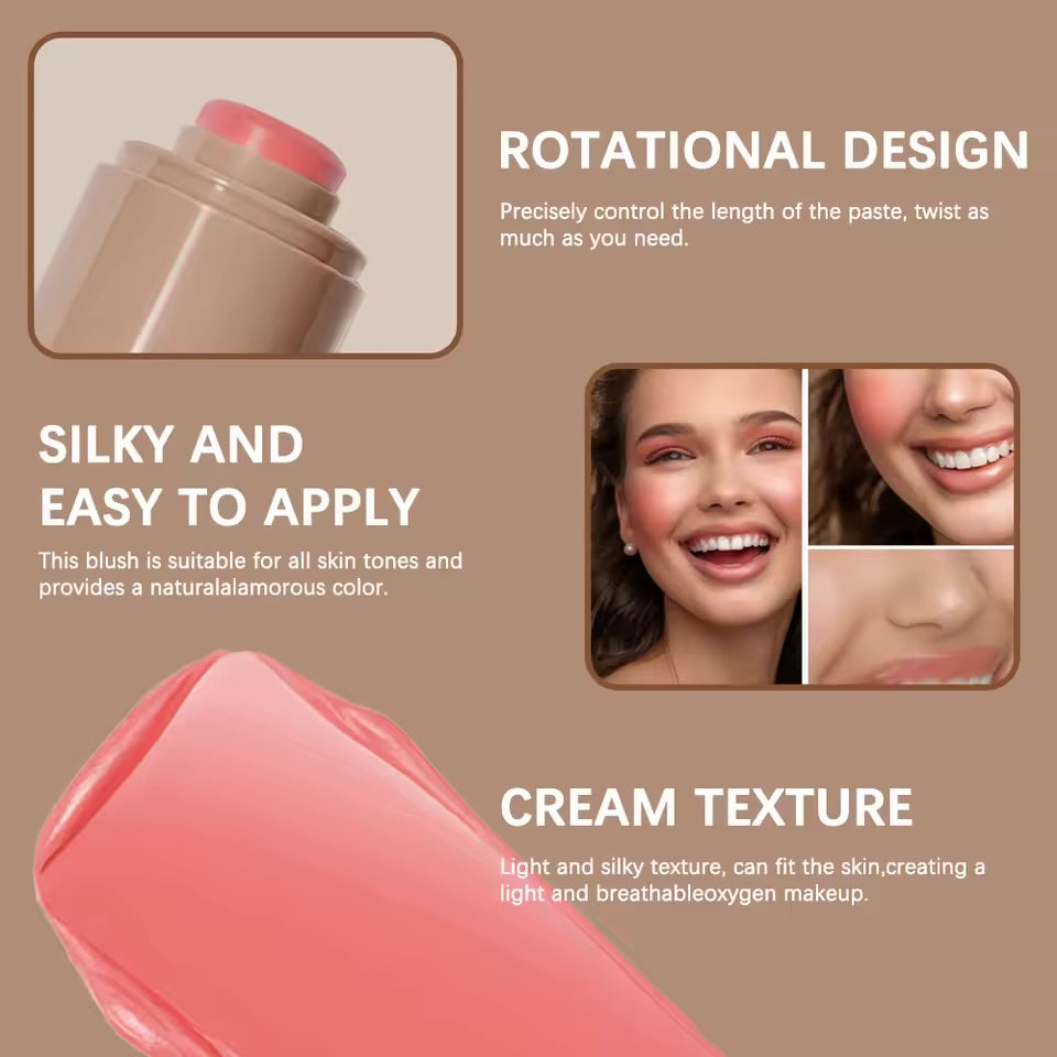 Pocket Blush Stick 3-in-1 Cheek Lip Tinted Moisturizing