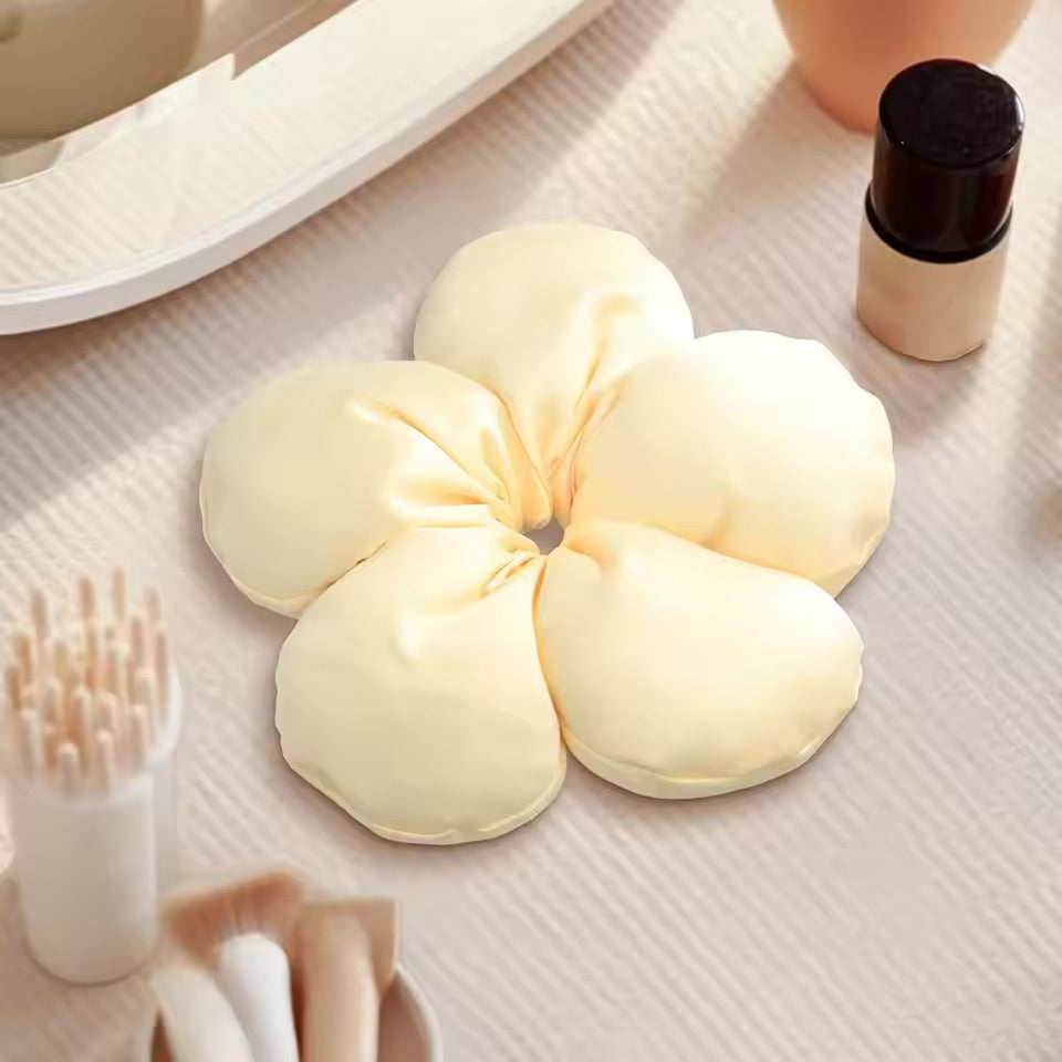Flower Sponge Scrunchie Trending Hairstyle