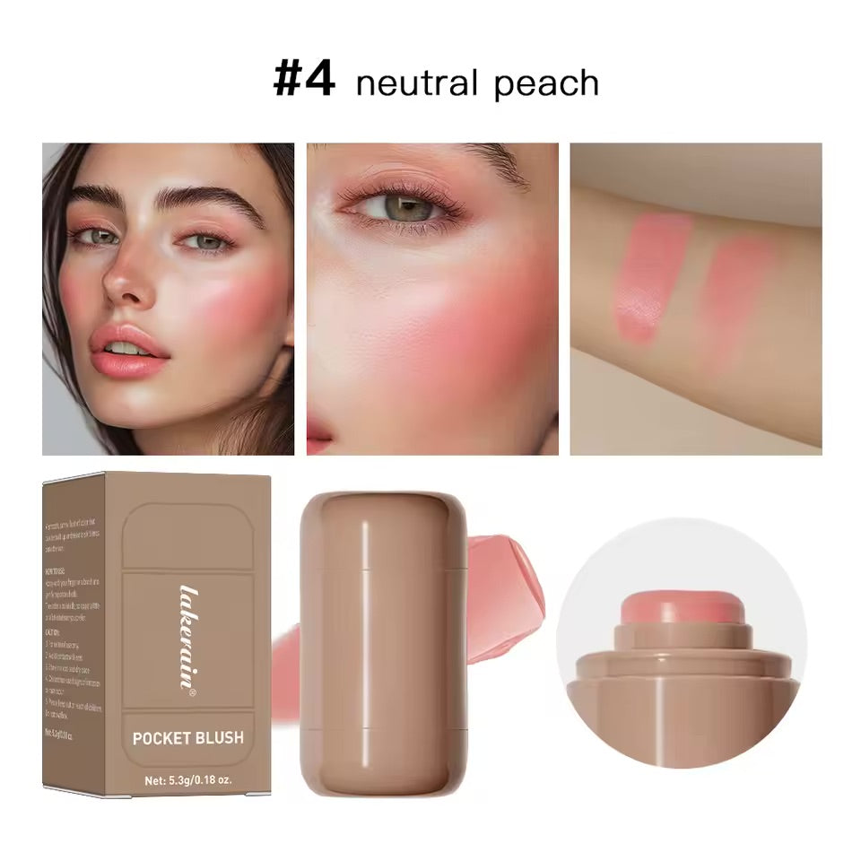 Pocket Blush Stick 3-in-1 Cheek Lip Tinted Moisturizing