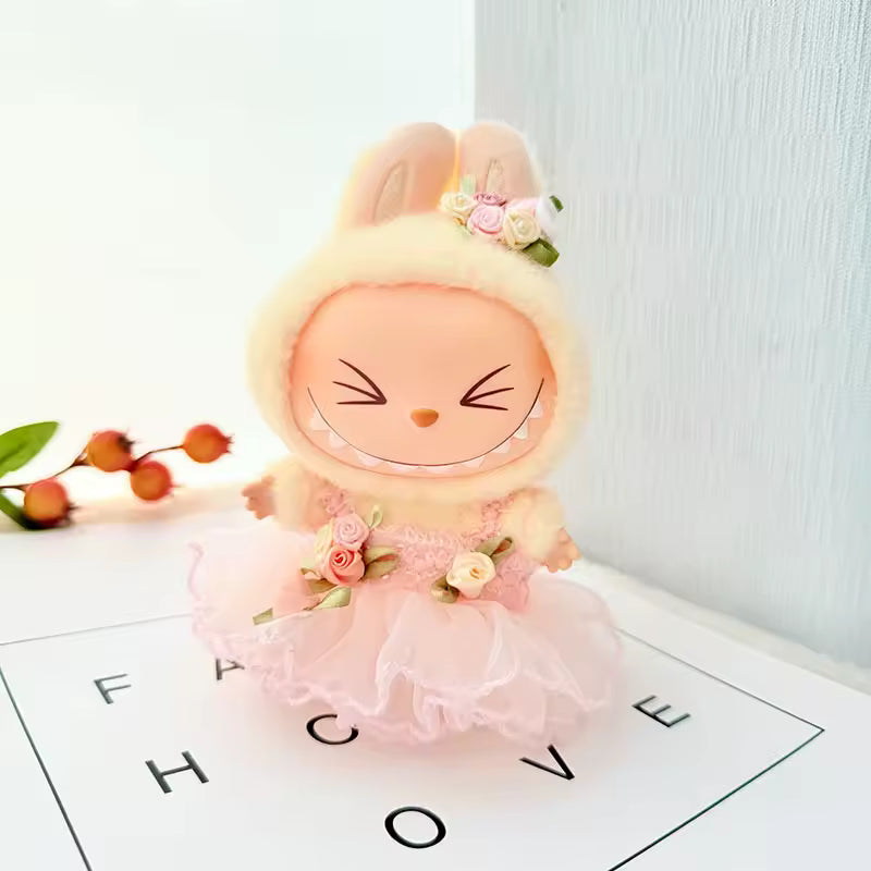 Labubu Doll Clothes Dresses Accessories Shoes