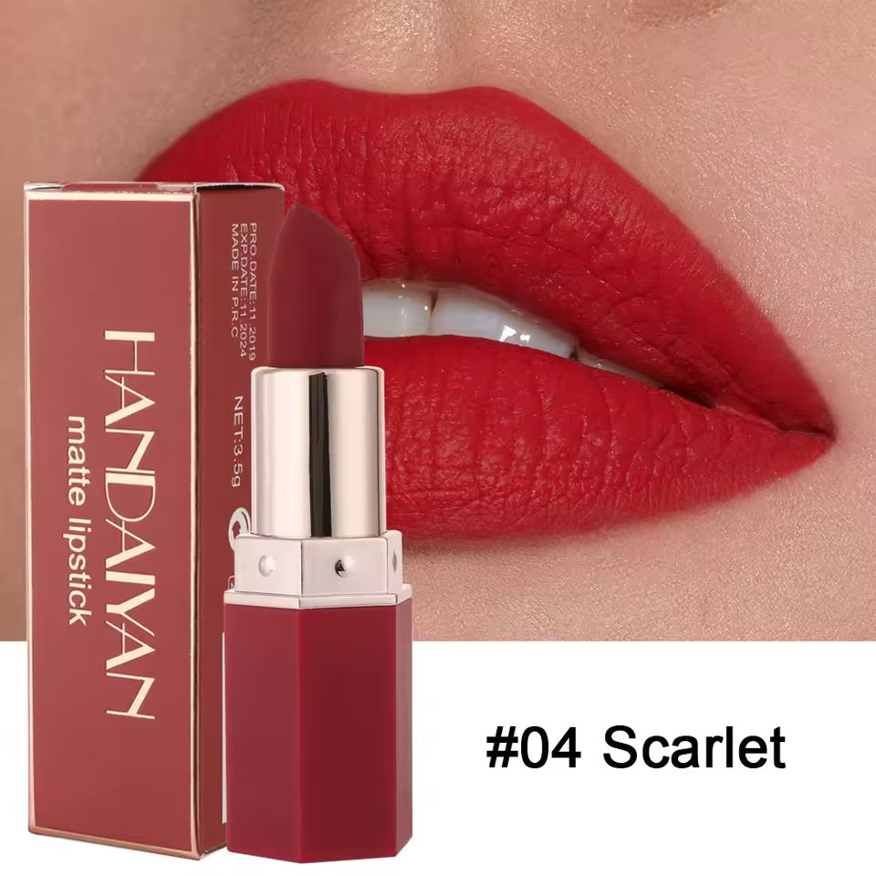Matte Velvet Lipstick Water-Proof Bold in 6 Colors
