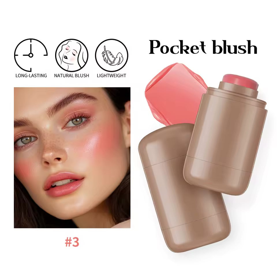 Pocket Blush Stick 3-in-1 Cheek Lip Tinted Moisturizing