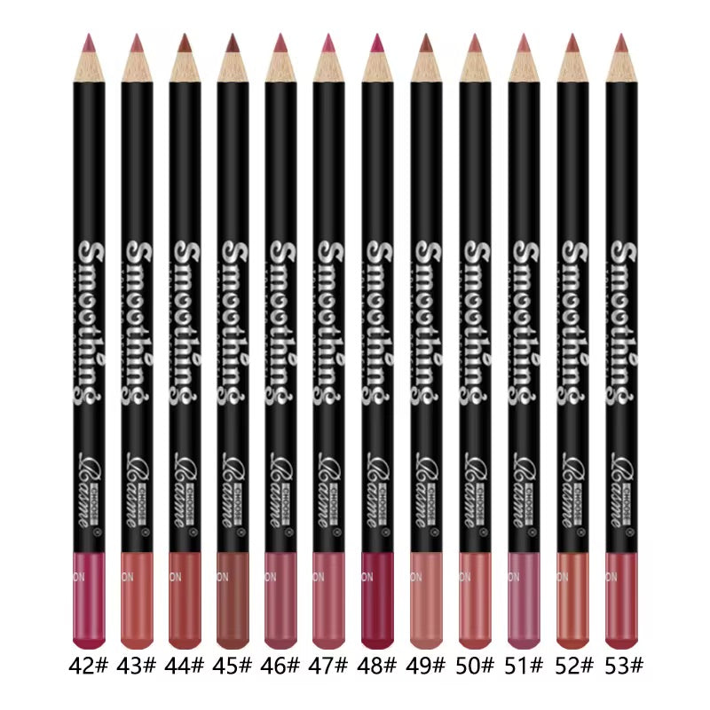 12 Lip Liners Bundle Long-Lasting Flawless Pount