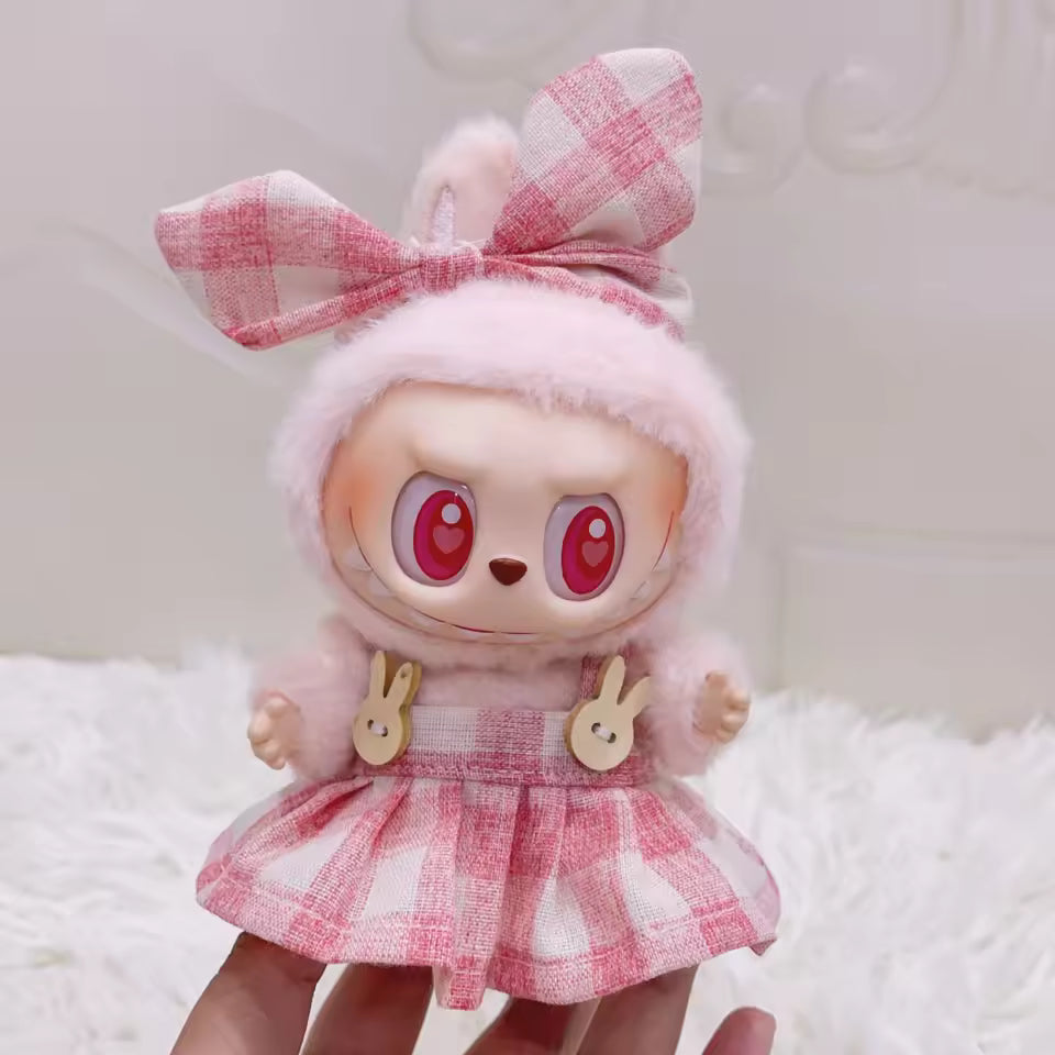 Labubu Doll Clothes Dresses Accessories Shoes