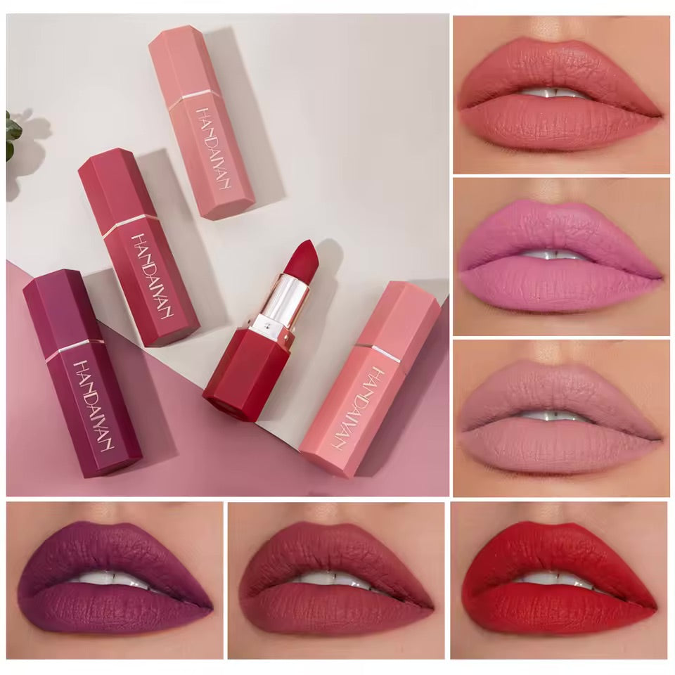 Matte Velvet Lipstick Water-Proof Bold in 6 Colors