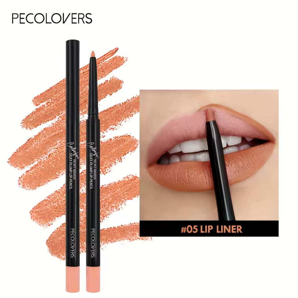Waterproof Matte Lipliner Pencil Non-stick Moisturizing Lips