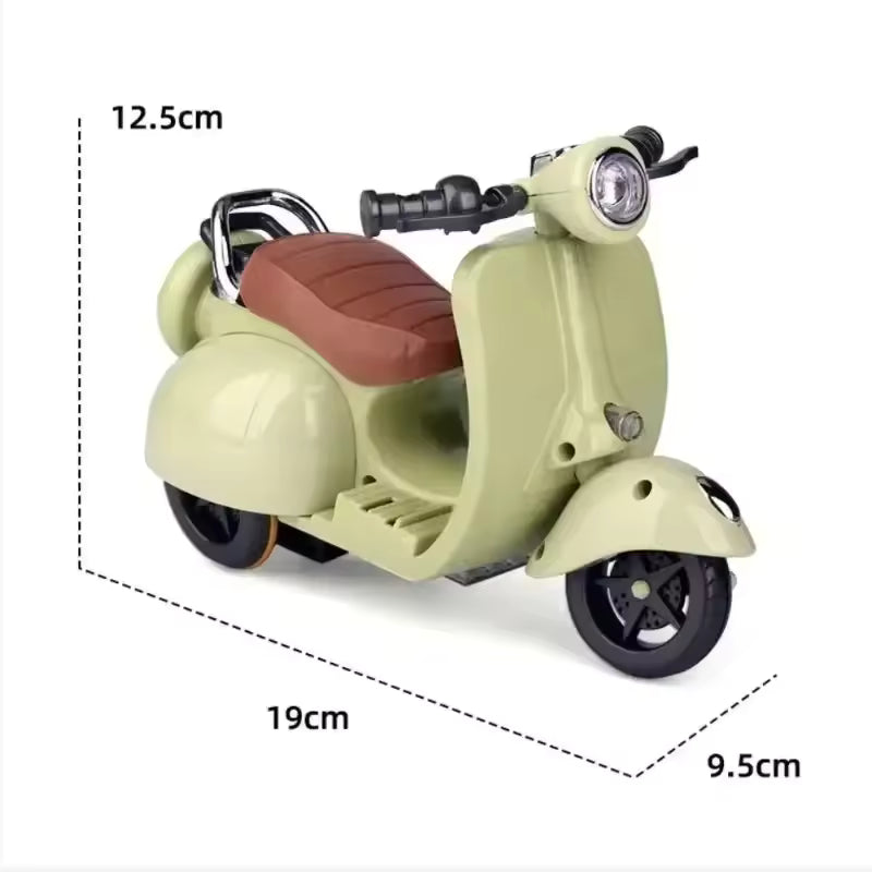 Labubu Scooter Motorcycle with LED Lights and Music