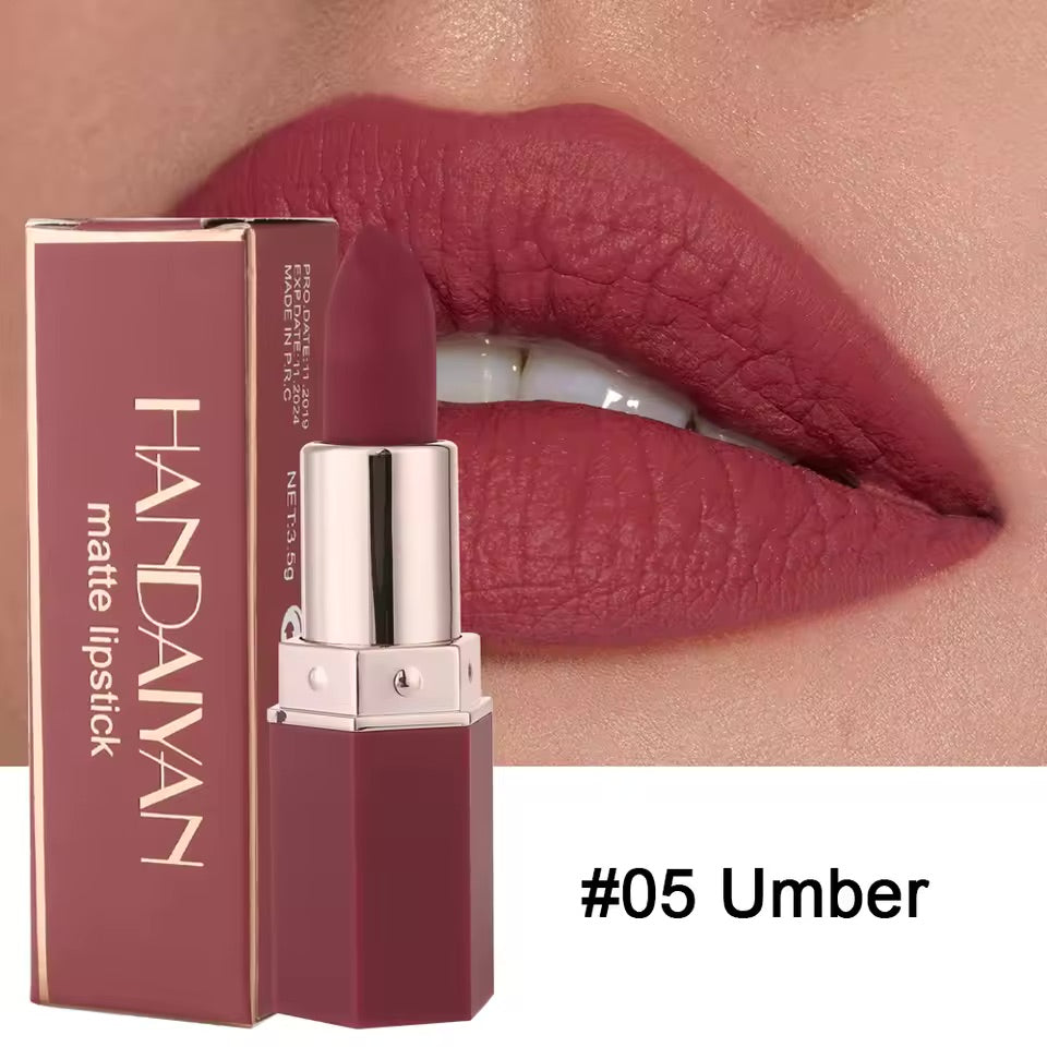 Matte Velvet Lipstick Water-Proof Bold in 6 Colors