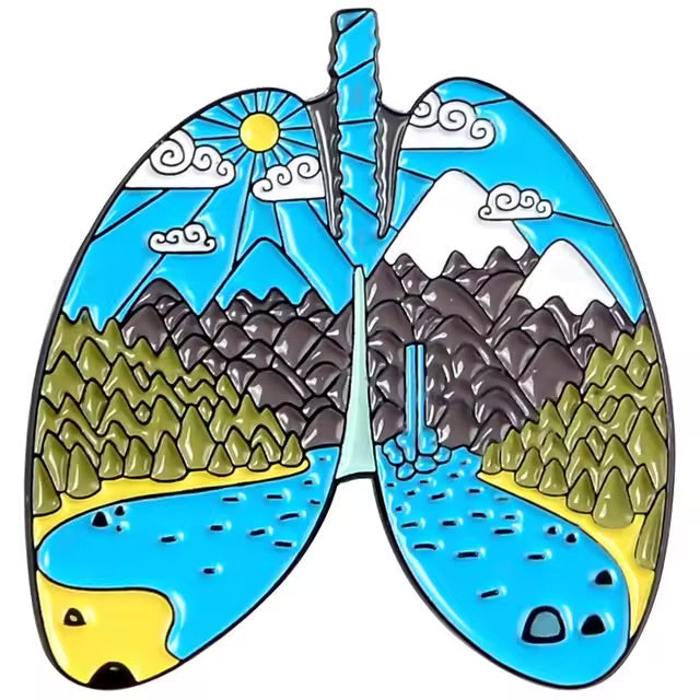 Outdoor Adventure Camping Pin