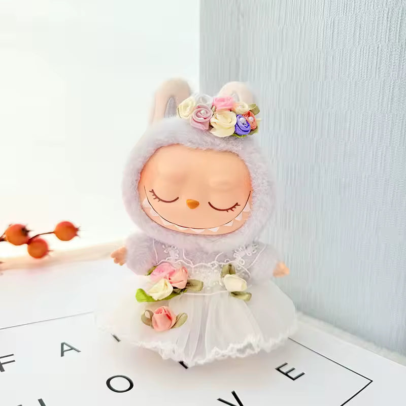 Labubu Doll Clothes Dresses Accessories Shoes