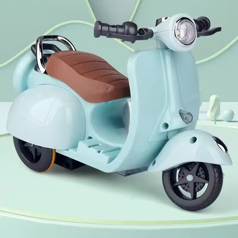 Labubu Scooter Motorcycle with LED Lights and Music
