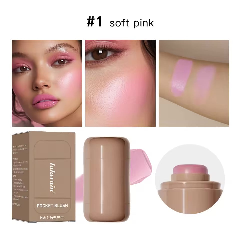 Pocket Blush Stick 3-in-1 Cheek Lip Tinted Moisturizing
