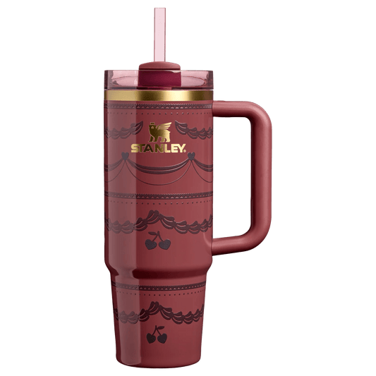 Stanley Cup The Valentine's Day Quencher H2.0 Flowstate™ Tumbler | 30 OZ - Canvas & Charms