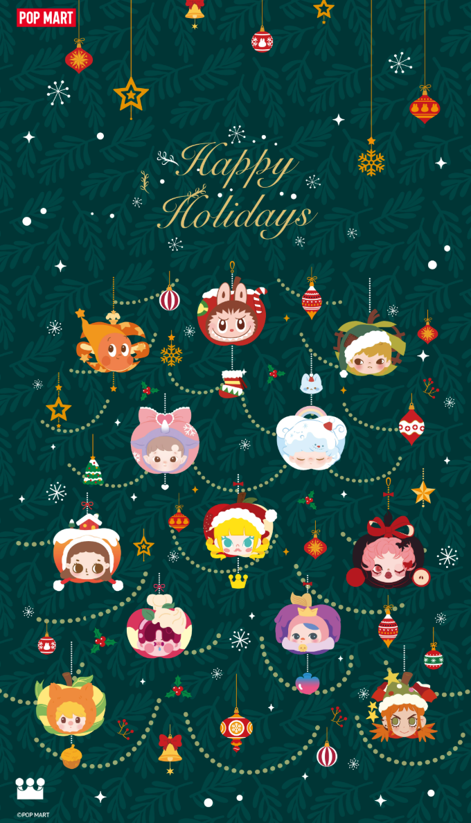 Free POP MART Holiday Wallpapers: Labubu, Molly, Dimoo, Zsiga and More (Download Guide)