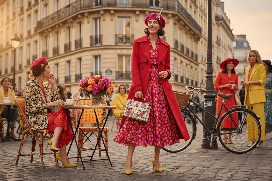 Dressing Like Emily in Paris: From Pilates to Palais — The Season 5 Way - Canvas & Charms