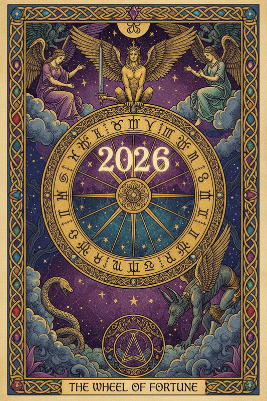 The Wheel of Fortune: A Year of Karma, Big Cycles, and Turning Points - Canvas & Charms