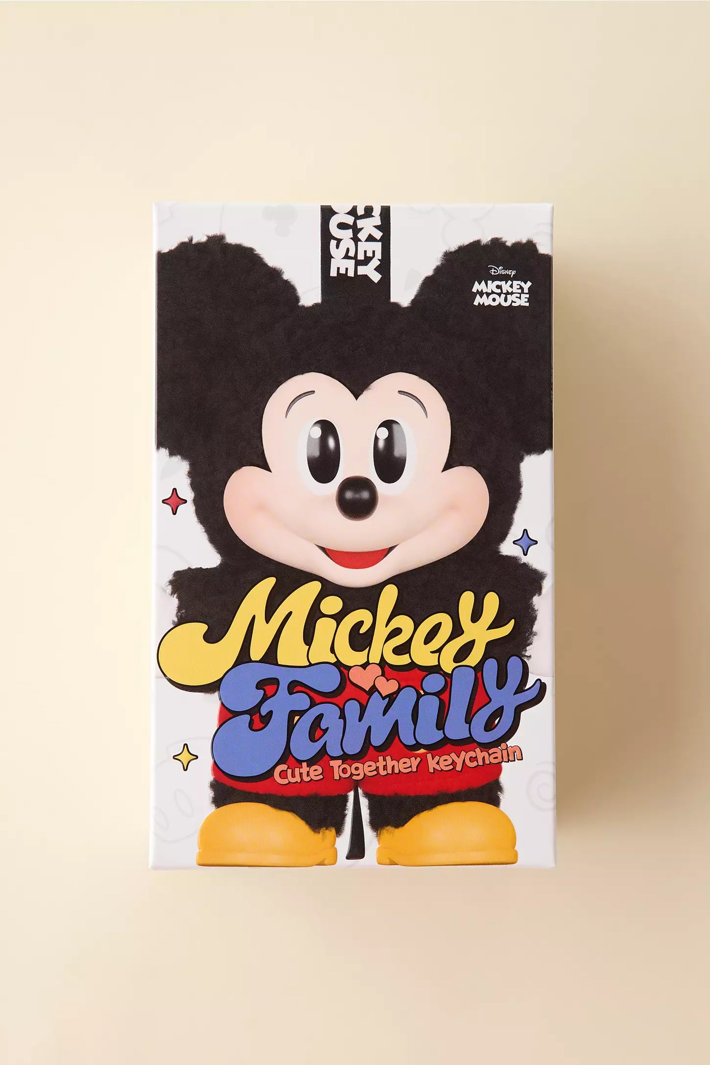 Mickey Family Cute Together Keychain Series Figures Plush Toy