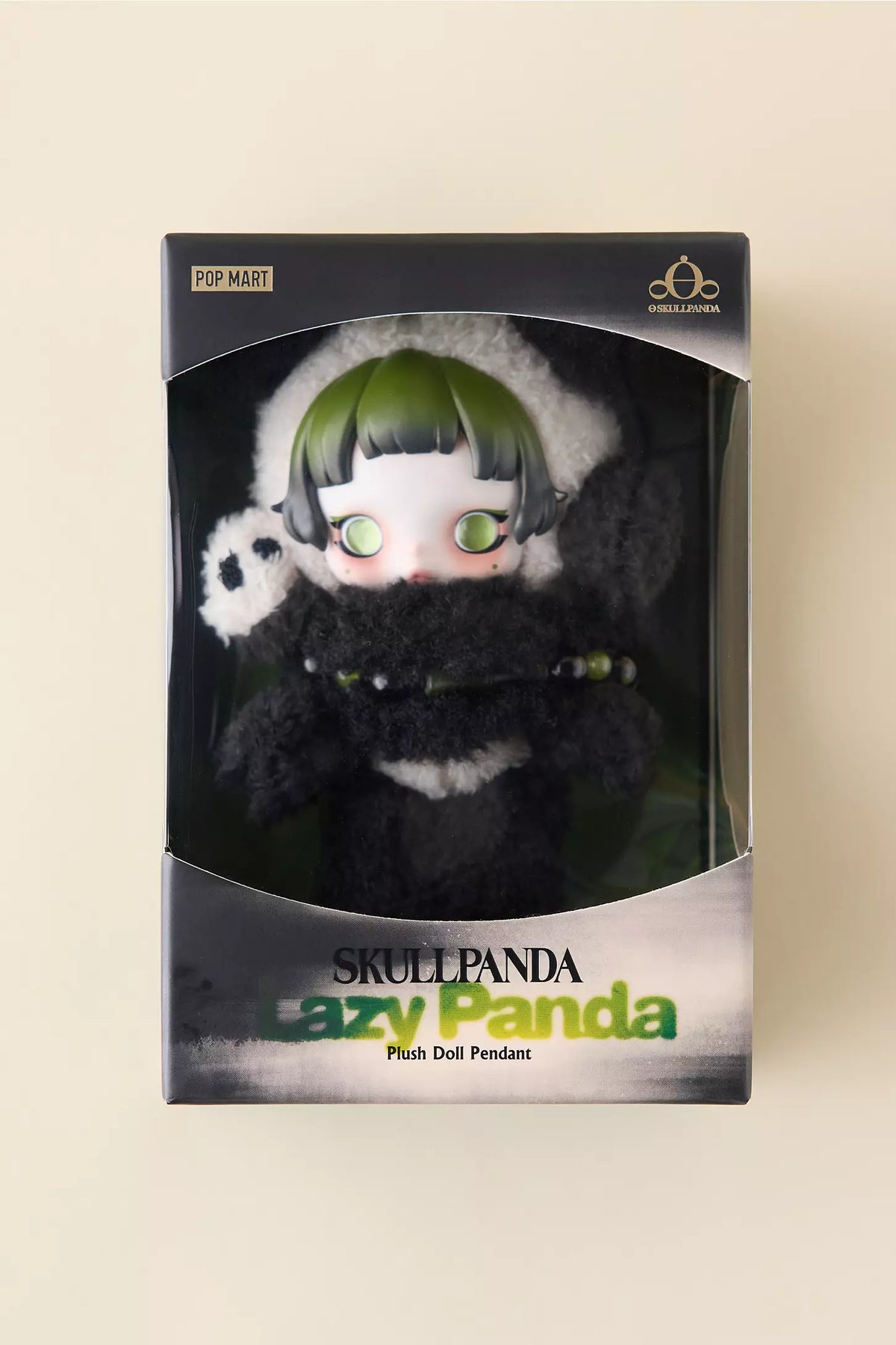 SKULLPANDA Lazy Panda POP MART Authentic Plush Doll Pendant SKULLPANDA Lazy Panda POP MART Authentic Plush Doll Pendant