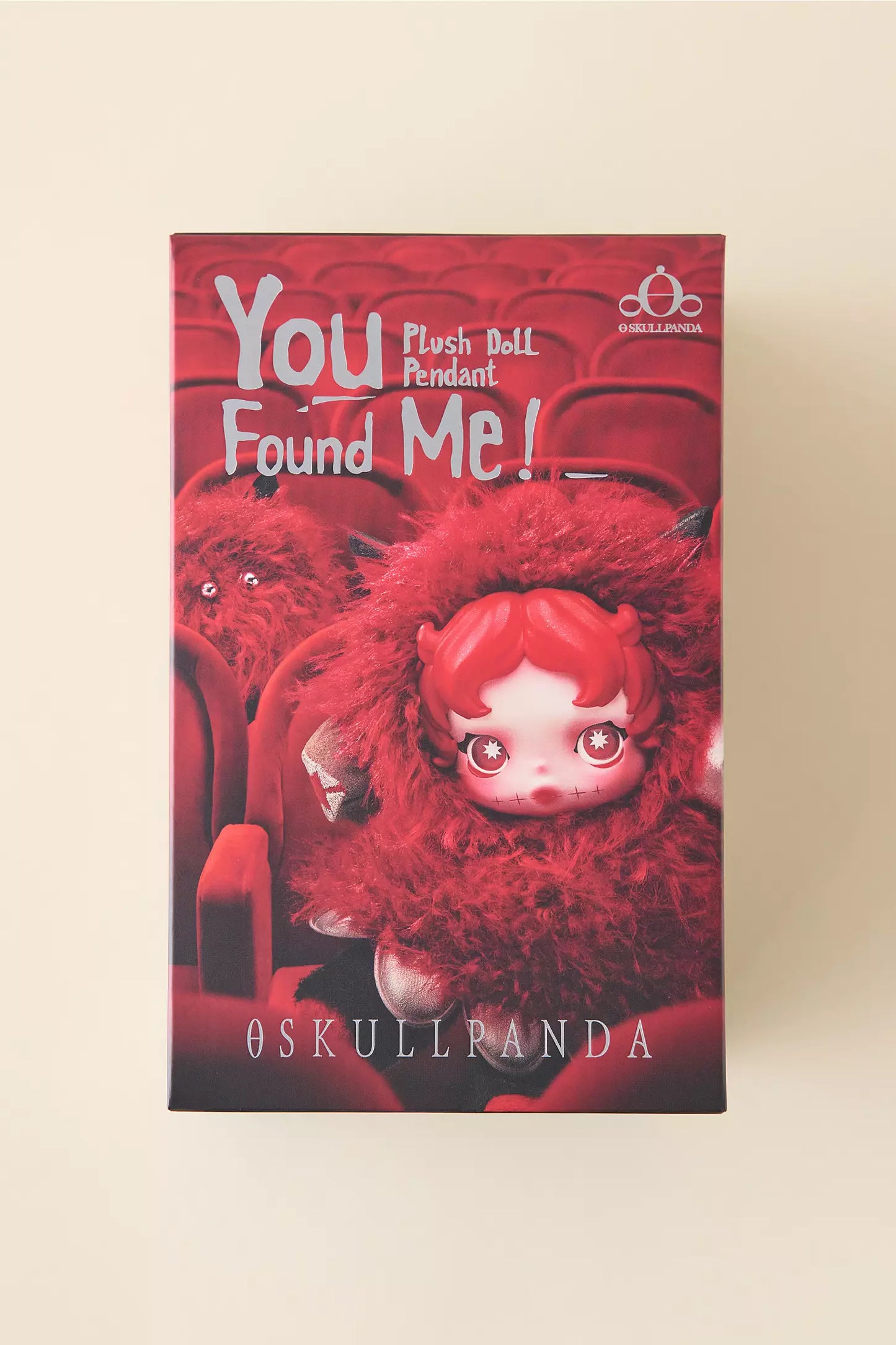 SKULLPANDA You Found Me Pop Mart Series Plush Doll Pendant Halloween Edition