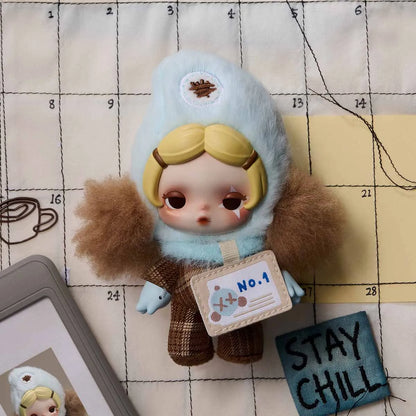 SKULLPANDA Off Mode Series Plush Doll Pendant