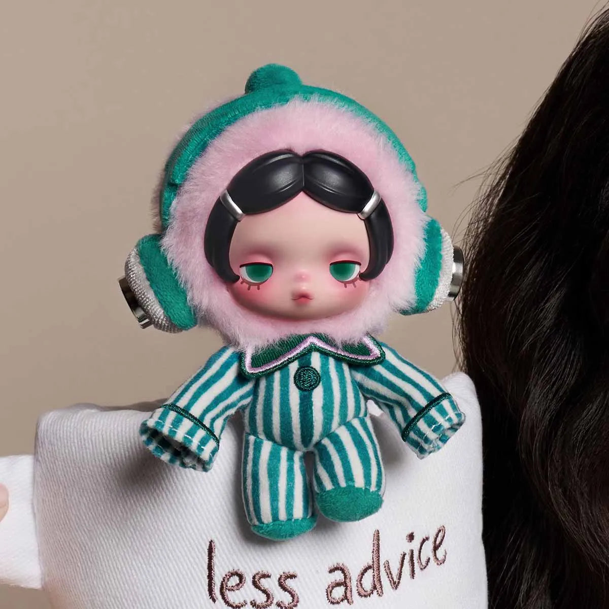 SKULLPANDA Off Mode Series Plush Doll Pendant