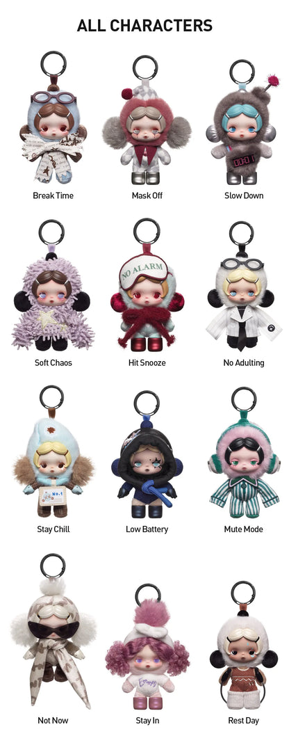 SKULLPANDA Off Mode Series Plush Doll Pendant