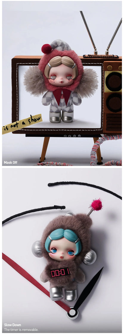 SKULLPANDA Off Mode Series Plush Doll Pendant