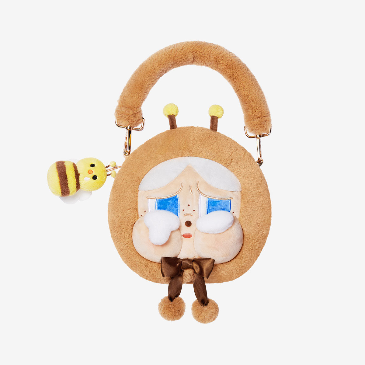 CRYBABY Crying Again Series Big Head Plush Bag (I'll Bring You a Flower)