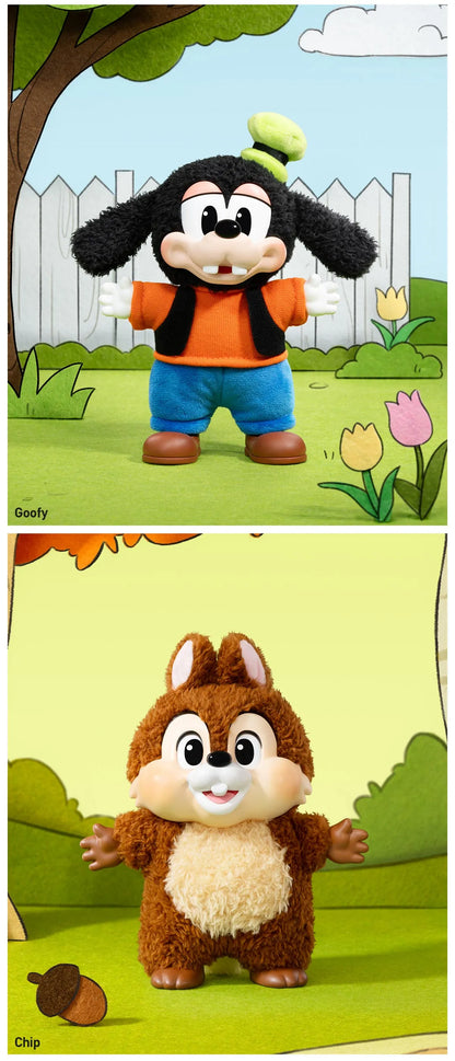 Mickey Family Cute Together Keychain Series Figures Plush Toy