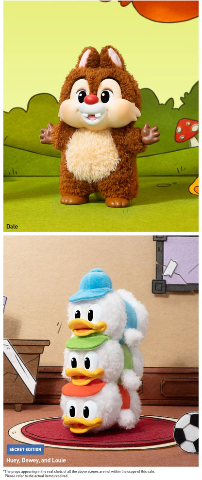 Mickey Family Cute Together Keychain Series Figures Plush Toy