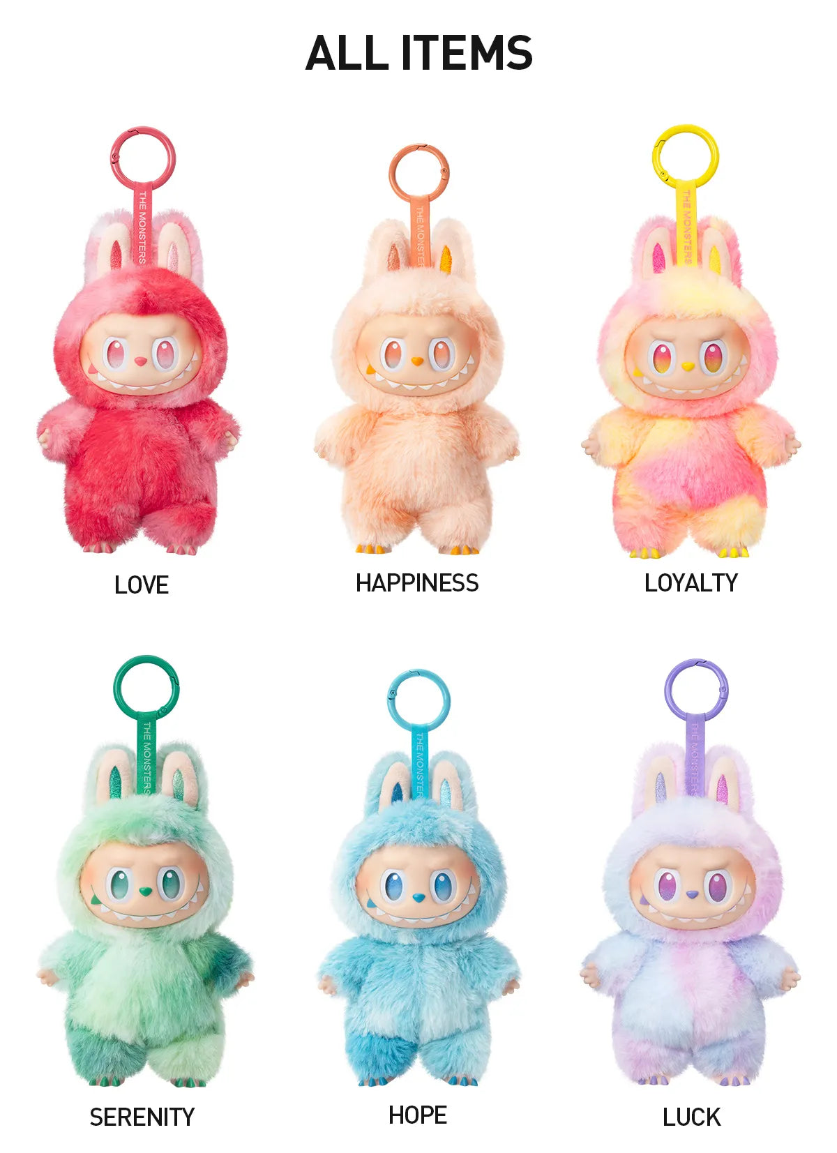 Labubu Big Into Energy Series THE MONSTERS Pop Mart Vinyl Plush Pendant Blind Box Authentic