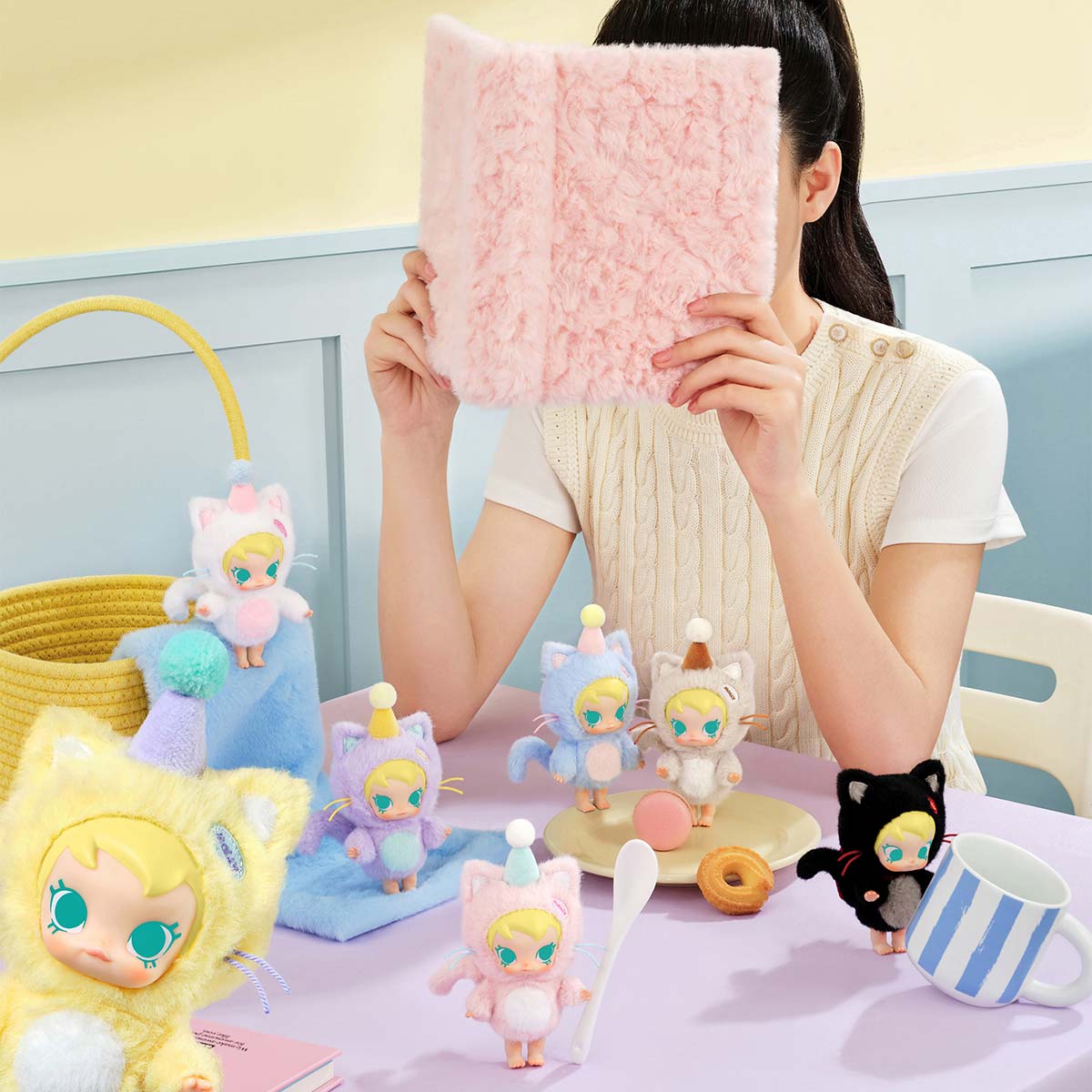 Baby Molly Pocket Friends Series Authentic Pop Mart Vinyl Plush Pendant Blind Box