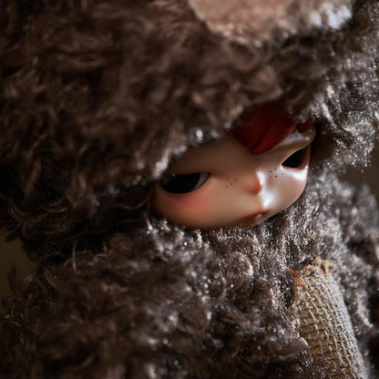 Hirono Bear Vinyl Plush Doll Authentic POP MART 14.96 inches Height Collectible Toy Gift for Boys and Girls