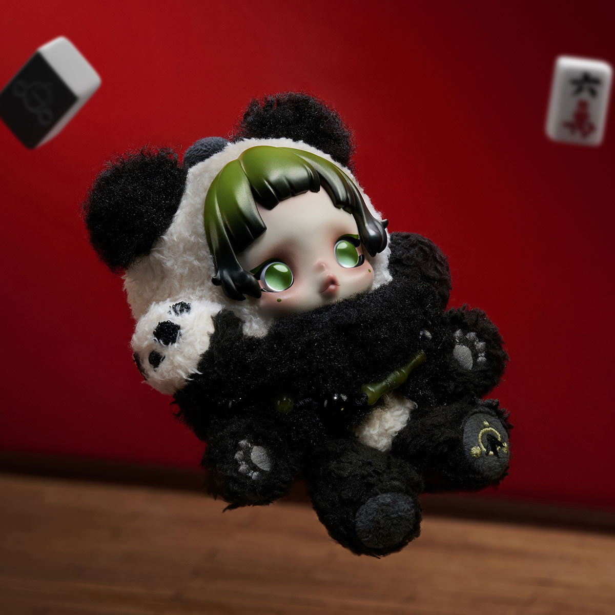 SKULLPANDA Lazy Panda POP MART Plush Doll Pendant