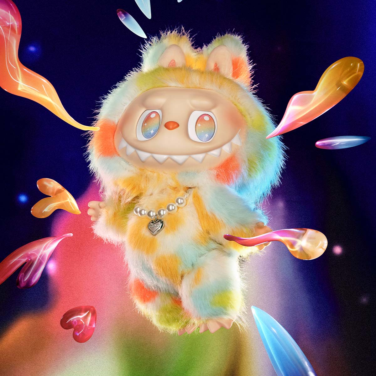 Labubu ROCK THE UNIVERSE THE MONSTERS Big into Energy Series Pop Mart Authentic Vinyl Plush Doll