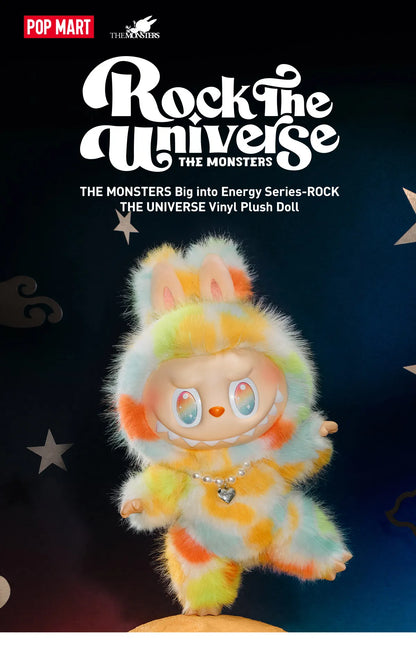 Labubu ROCK THE UNIVERSE THE MONSTERS Big into Energy Series Pop Mart Authentic Vinyl Plush Doll