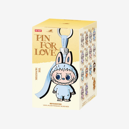 Labubu Pin for Love Series THE MONSTERS Vinyl Plush Pendant Blind Box (A-M)